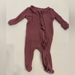 Caden Lane Ruffled Kids Footie Newborn